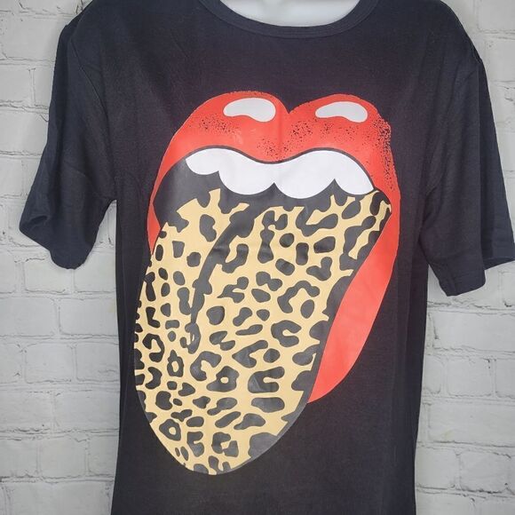 Women's Animal Print Tongue Tee Small - Picture 2 of 5